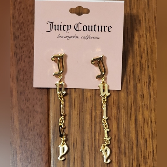 New Juicy Couture Dangle Earrings - Picture 1 of 4